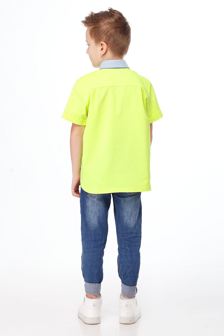 Рубашка для мальчиков PANDA 664694 купить оптом от производителя. Совместная покупка детской одежды в OptMoyo