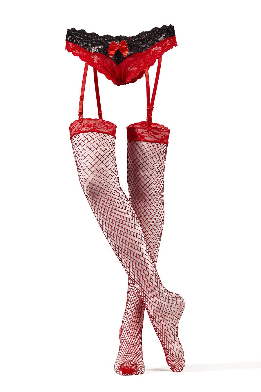Комплект белья "Само совершенство": трусики с подвязками и чулки LE CABARET (684317), купить в Moyo.moda