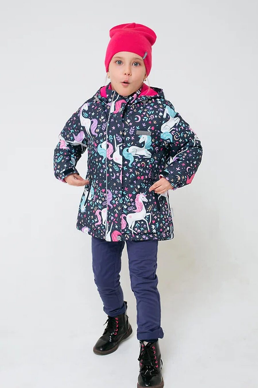 Куртка для девочек CROCKID 709188 купить оптом от производителя. Совместная покупка детской одежды в OptMoyo