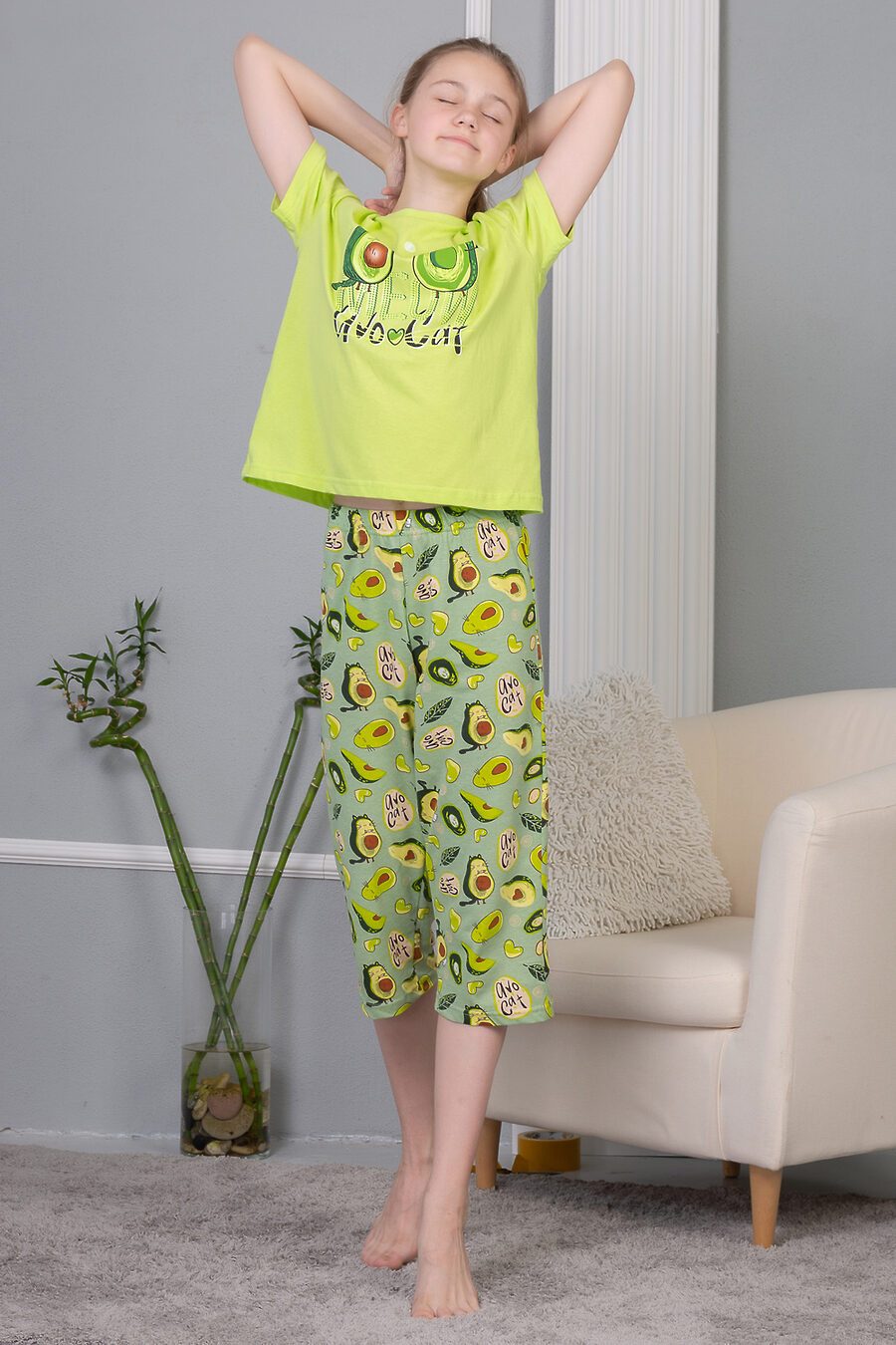 Пижама Эшли для девочек НАТАЛИ 717727 купить оптом от производителя. Совместная покупка детской одежды в OptMoyo