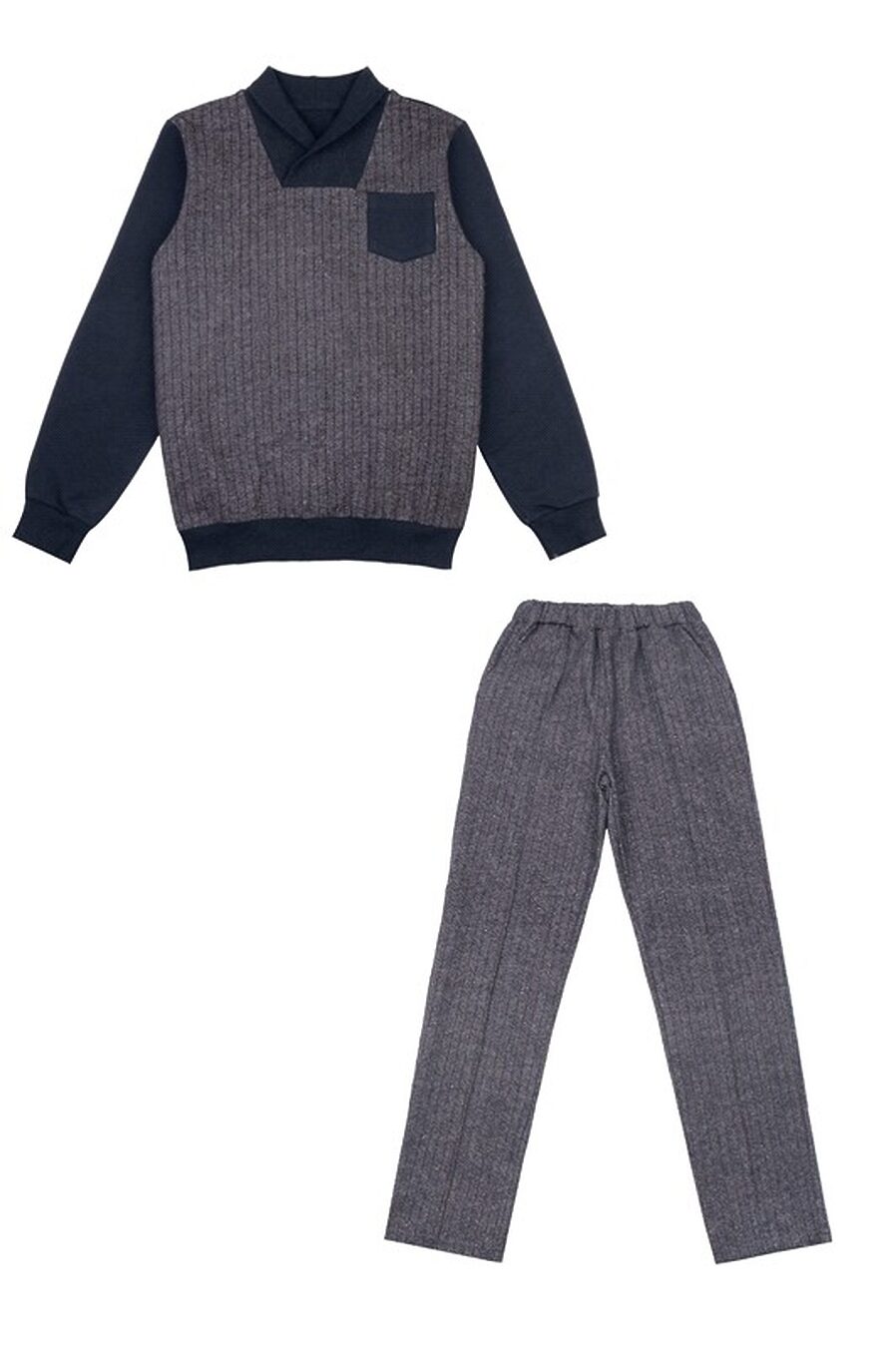 Комплект (кардиган+брюки) для мальчиков АПРЕЛЬ 784847 купить оптом от производителя. Совместная покупка детской одежды в OptMoyo