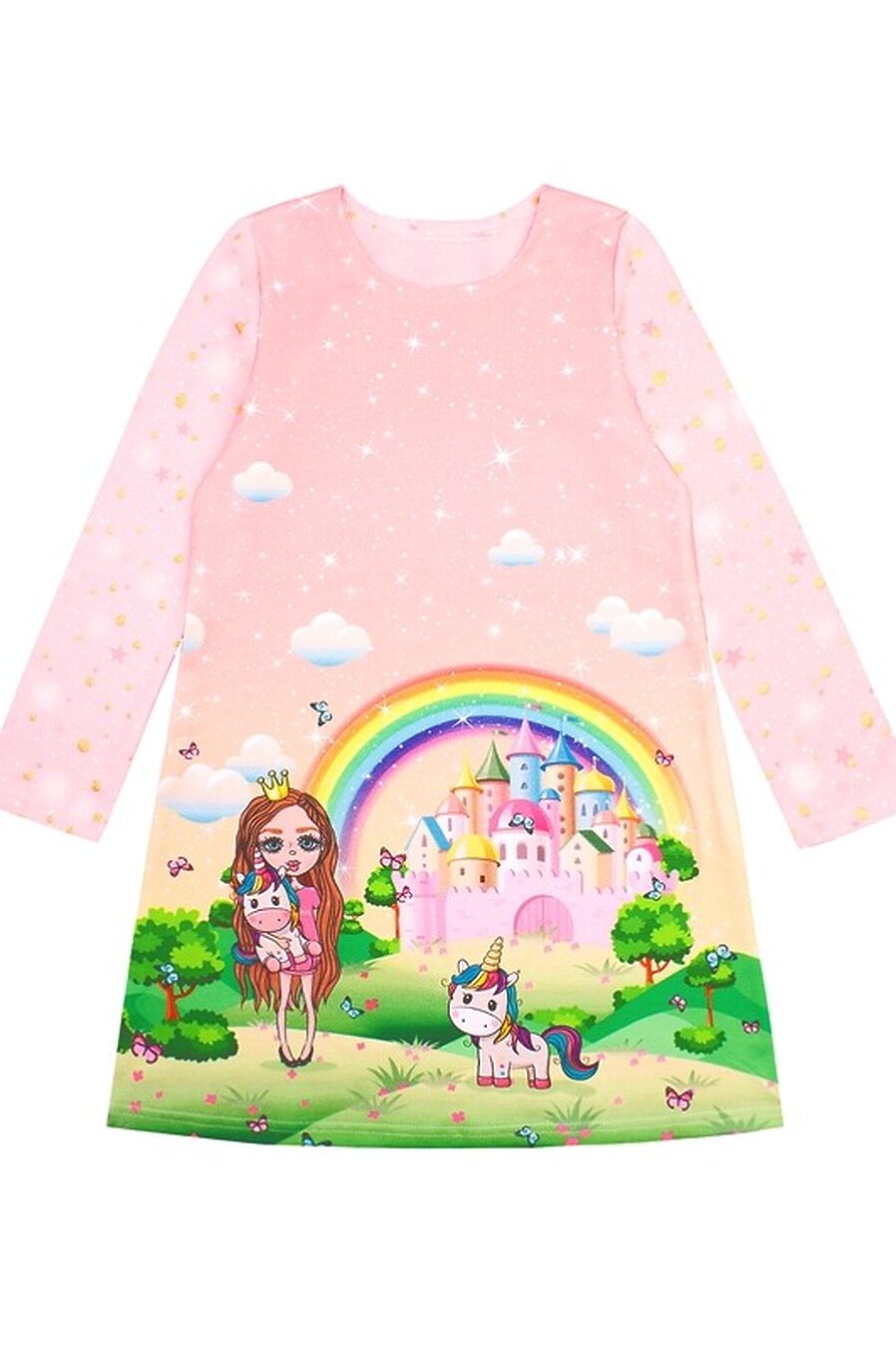 Платье для девочек АПРЕЛЬ 807637 купить оптом от производителя. Совместная покупка детской одежды в OptMoyo