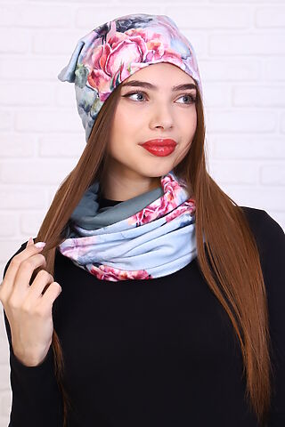 Комплект шапка и шарф-снуд 36130 НАТАЛИ