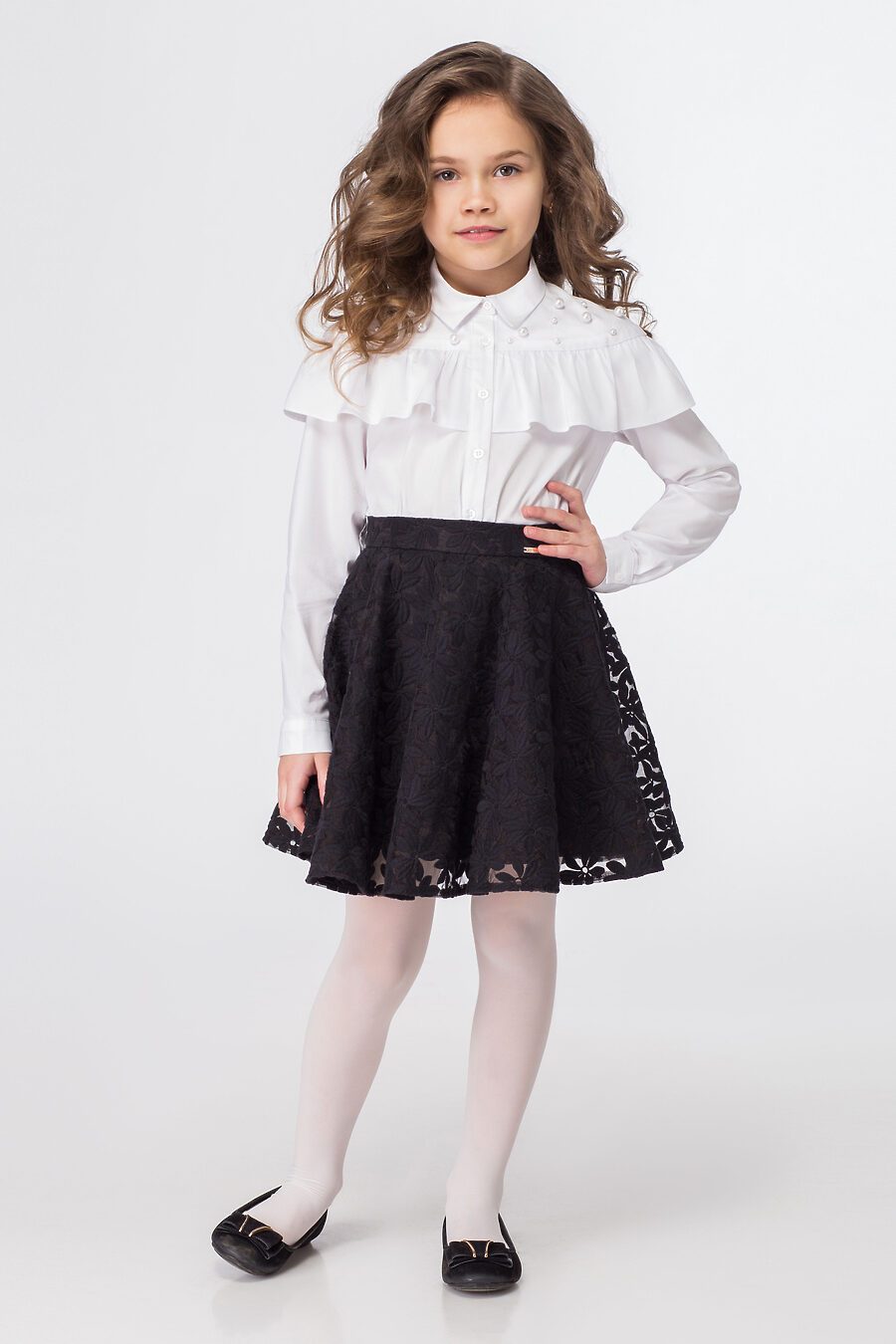 Блуза для девочек PANDA 666020 купить оптом от производителя. Совместная покупка детской одежды в OptMoyo