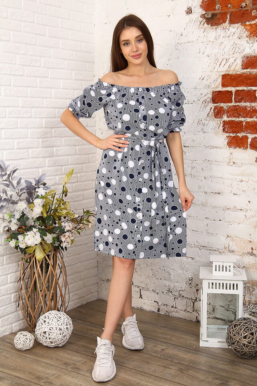 Платье 6981 для женщин НАТАЛИ 666347 купить оптом от производителя. Совместная покупка женской одежды в OptMoyo