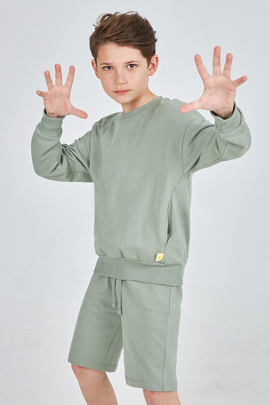 Костюм (Шорты+Свитшот) для мальчиков KOGANKIDS 682778 купить оптом от производителя. Совместная покупка детской одежды в OptMoyo