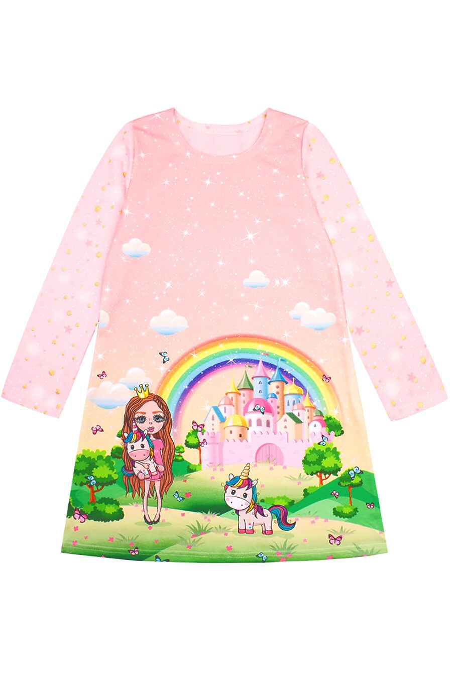 Платье для девочек АПРЕЛЬ 708761 купить оптом от производителя. Совместная покупка детской одежды в OptMoyo