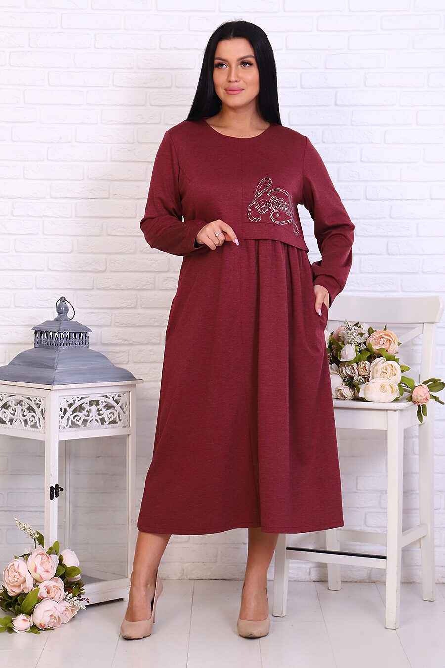 Платье 31567 для женщин НАТАЛИ 719195 купить оптом от производителя. Совместная покупка женской одежды в OptMoyo