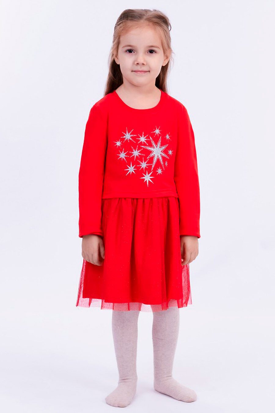 Платье для девочек ELEMENTARNO 742811 купить оптом от производителя. Совместная покупка детской одежды в OptMoyo