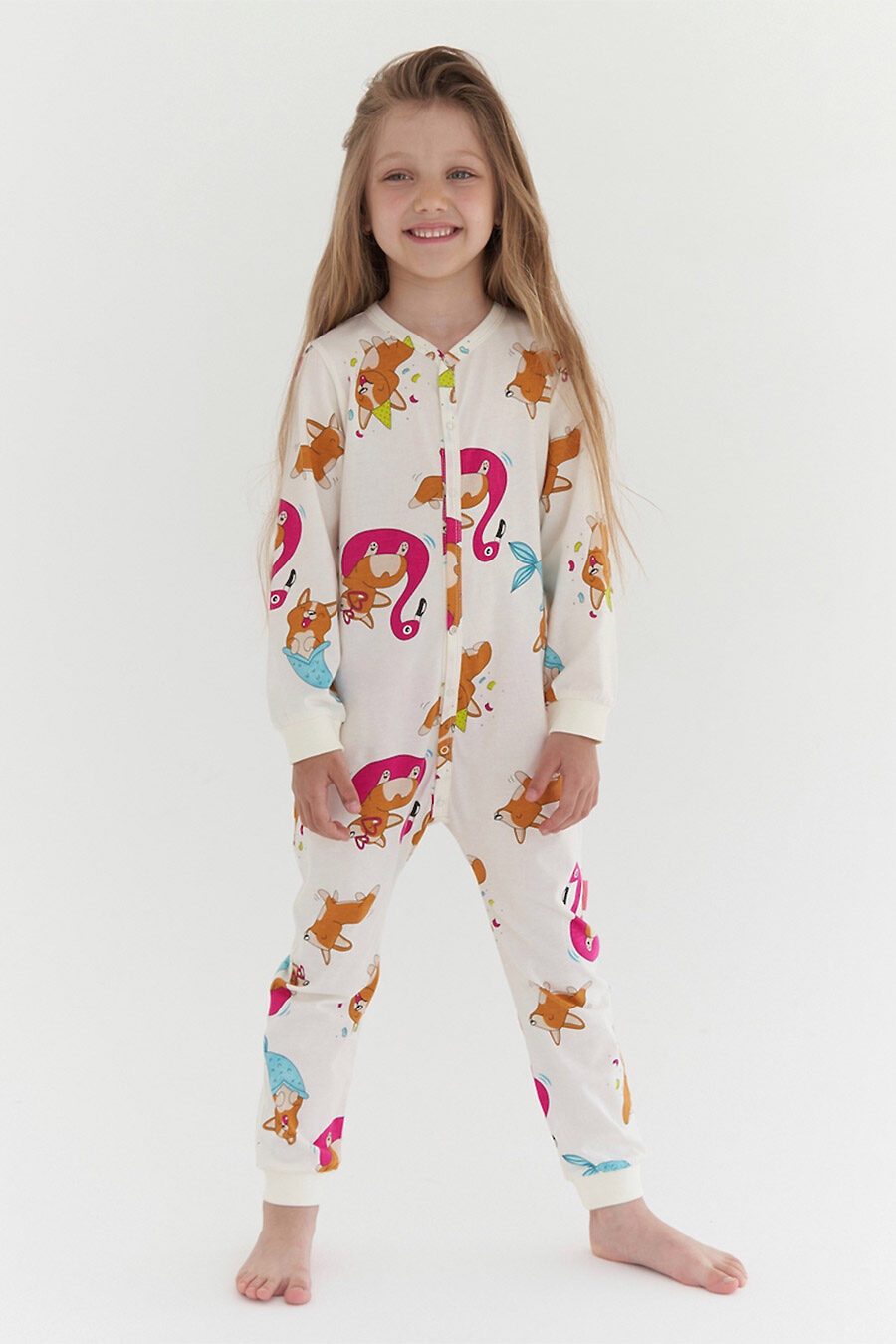 Пижама для девочек KOGANKIDS 784562 купить оптом от производителя. Совместная покупка детской одежды в OptMoyo